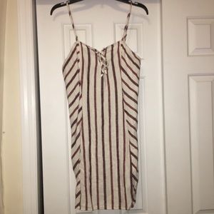 White and Red Aeropostale summer dress